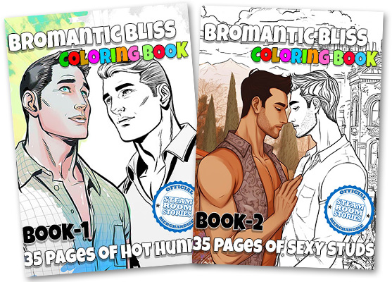 Bromantic Bliss Adult Coloring Books